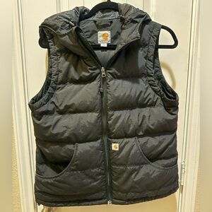 Unisex Carhartt Black Puffer Vest